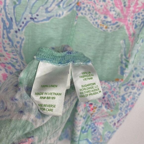 Lilly Pulitzer T Shirt Mikela Fansea - Picture 5 of 6